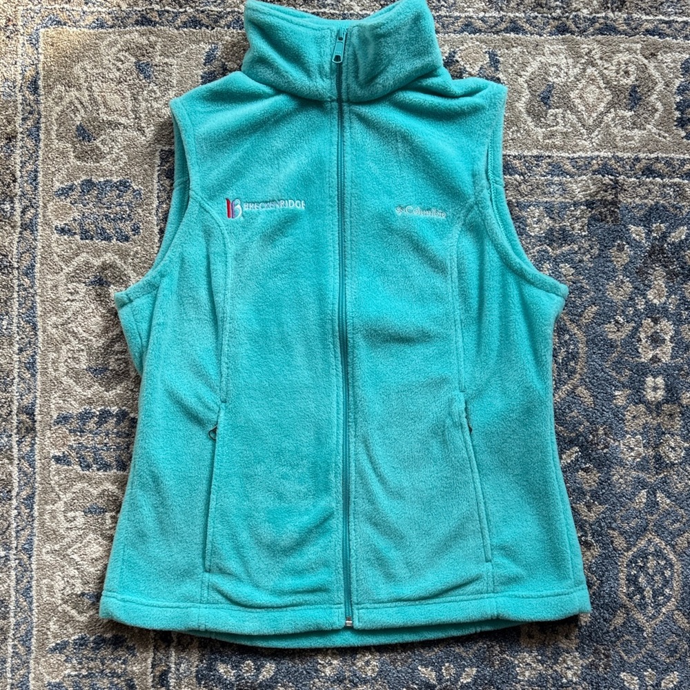 Columbia Teal Fleece Vest